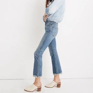Madewell Denim Cali Demi-Boot Jeans in Comfort Stretch Size 29